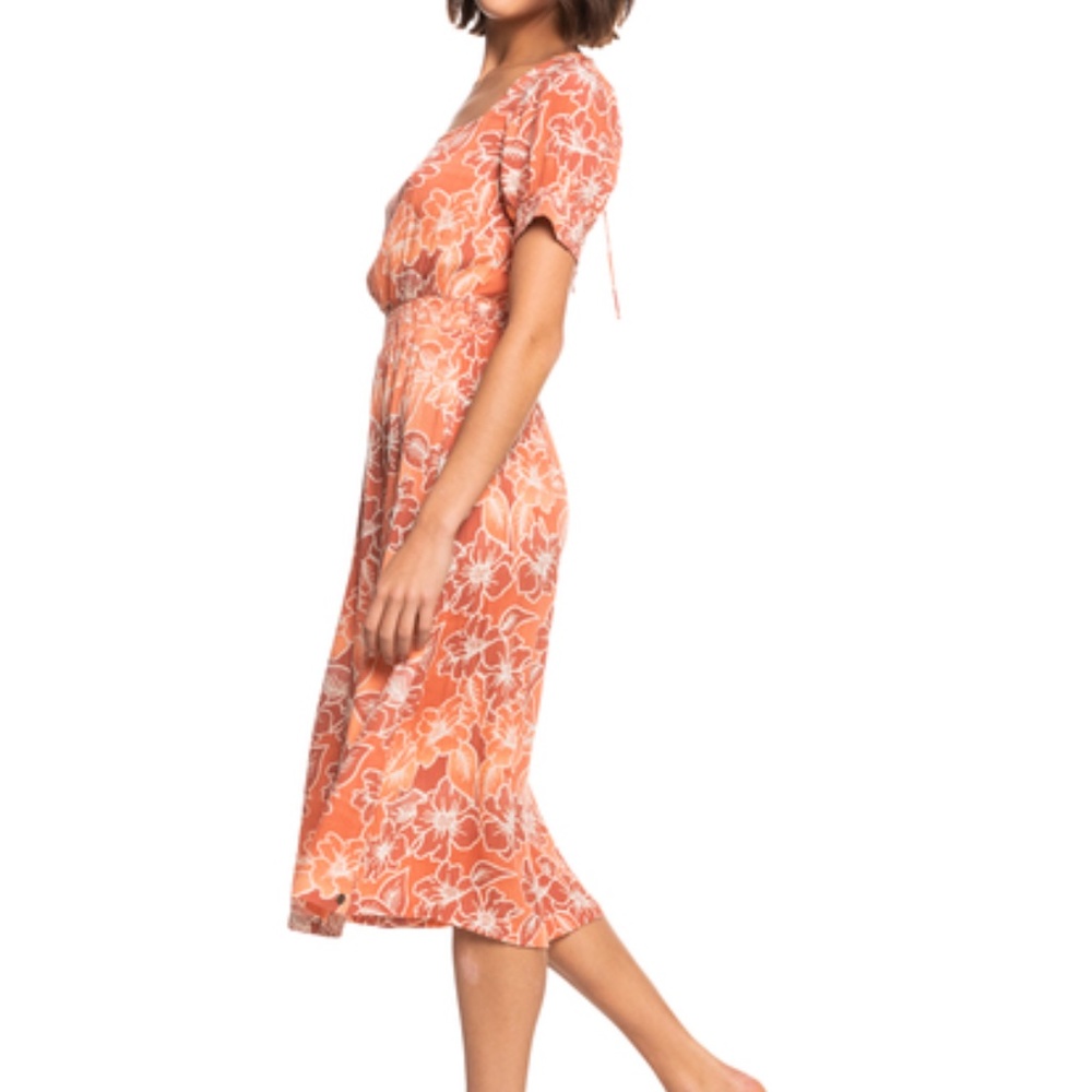 ROXY Palmy Breeze Printed Midi Dress - Picture 3 of 3